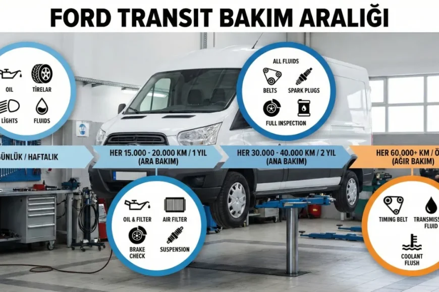 Ford Transit Bakım Aralığı ve Periyodik Bakım Takvimi